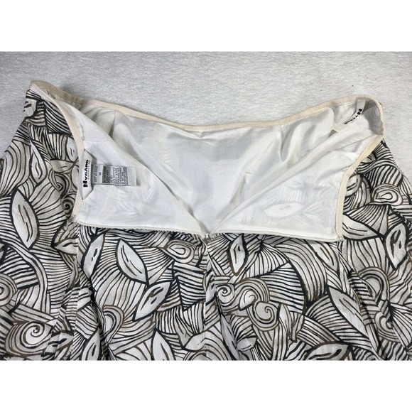 Nygard Collection Boho Midi Skirt Womens 16 Brown Cream Abstract Print - Picture 6 of 12